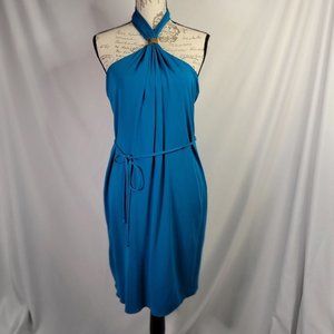 **New Trina Turk Dresses blue halter mini dress size 2